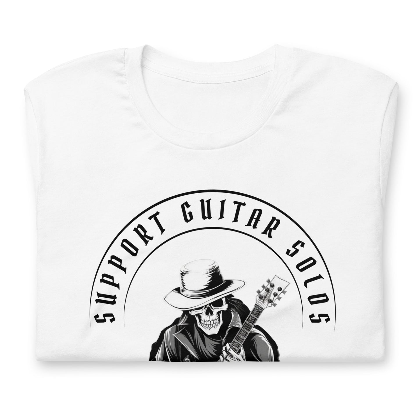 Skull Tee - 'Support Guitar Solos'